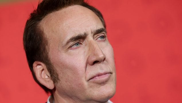 Nicolas Cage, en el estreno de su última película en Los Ángeles