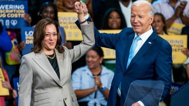 Kamala Harris y Joe Biden. (Foto: EFE).