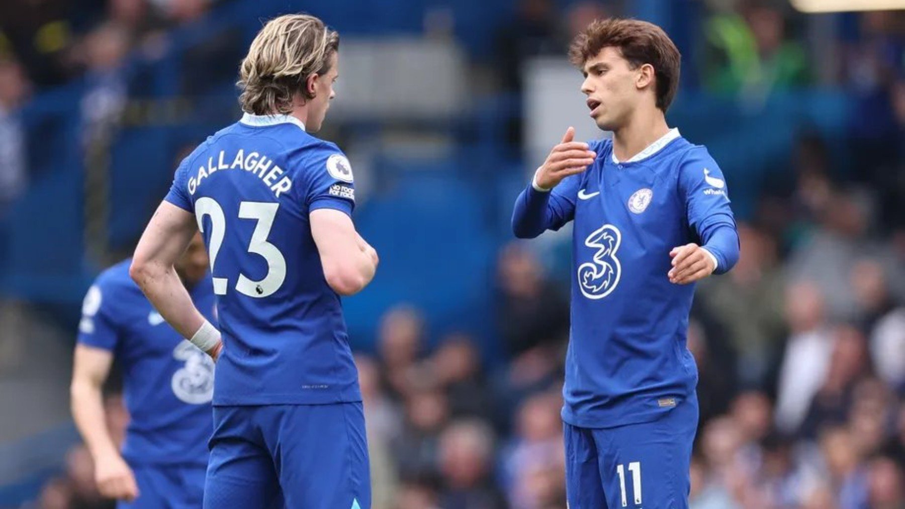 Gallagher y Joao, en su etapa en el Chelsea.