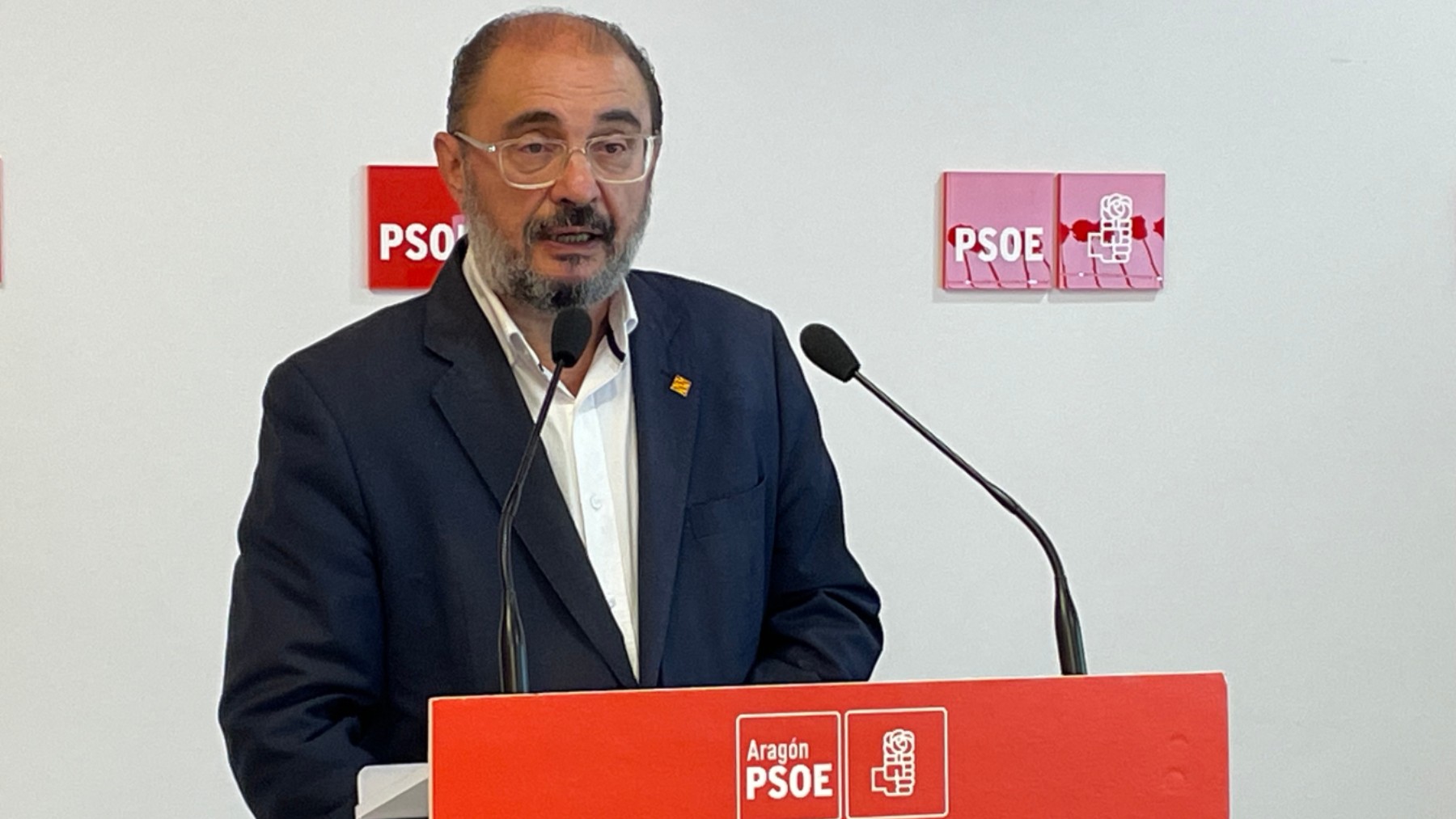 Javier Lambán, secretario general del PSOE de Aragón. (Foto: Ep)