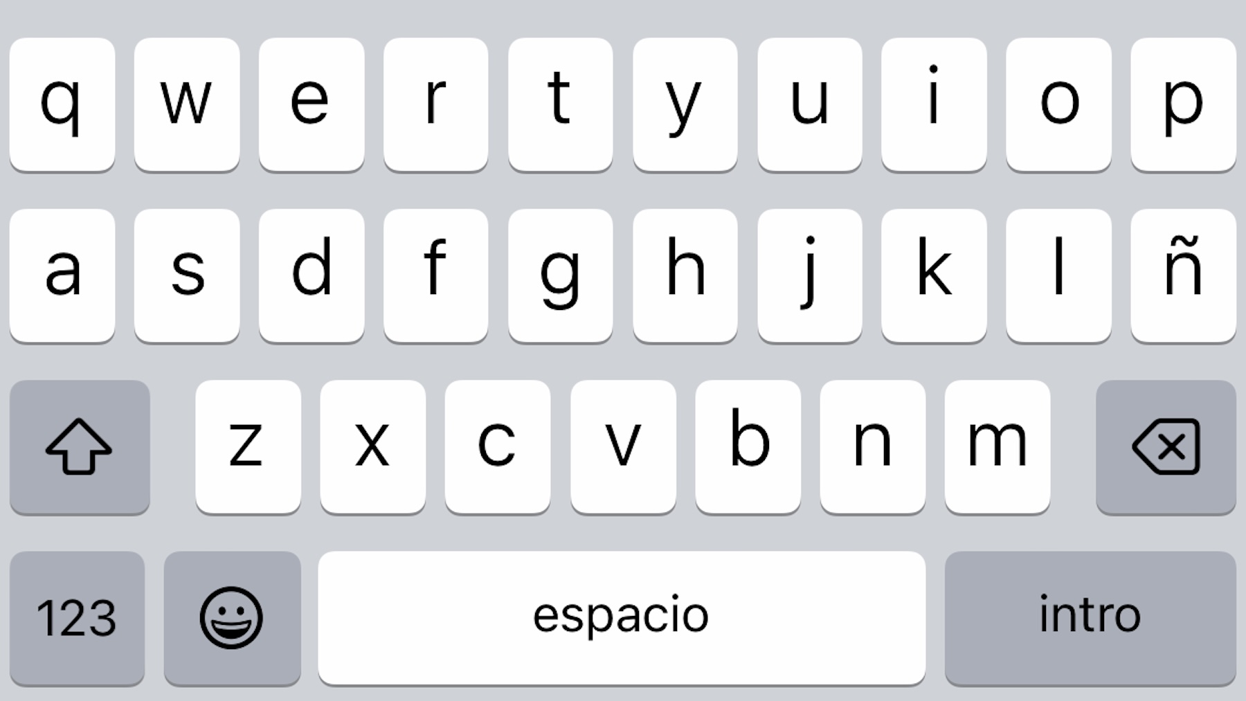 Teclado iPhone