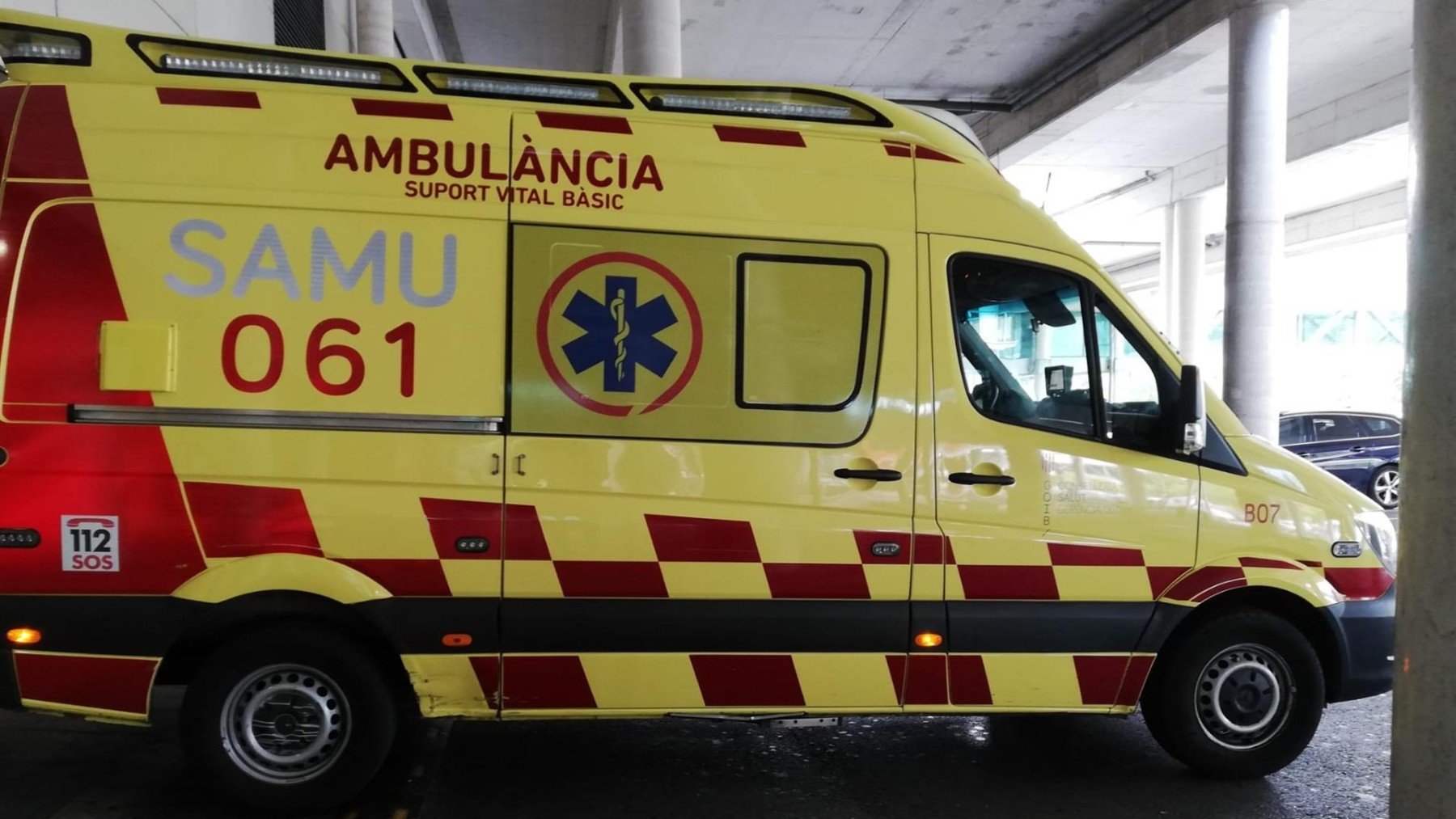 Ambulancia del SAMU.