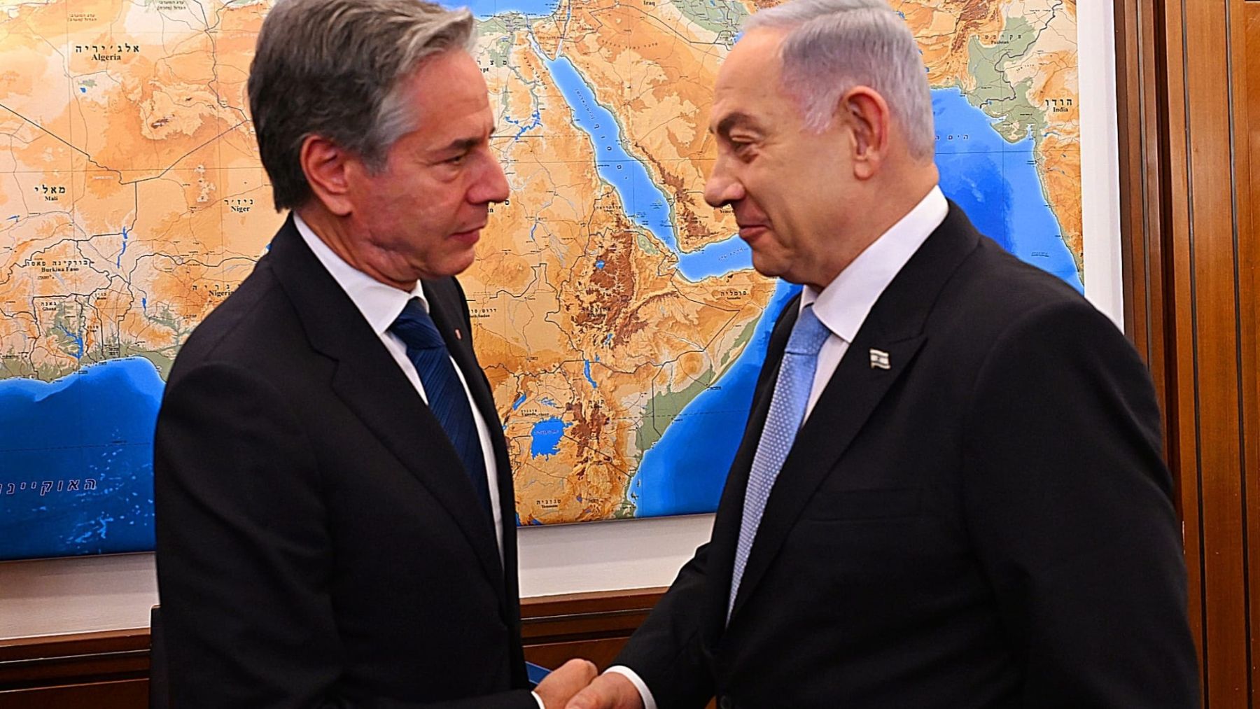 Antony Bliken y Benjamin Netanyahu. (DPA/EP)