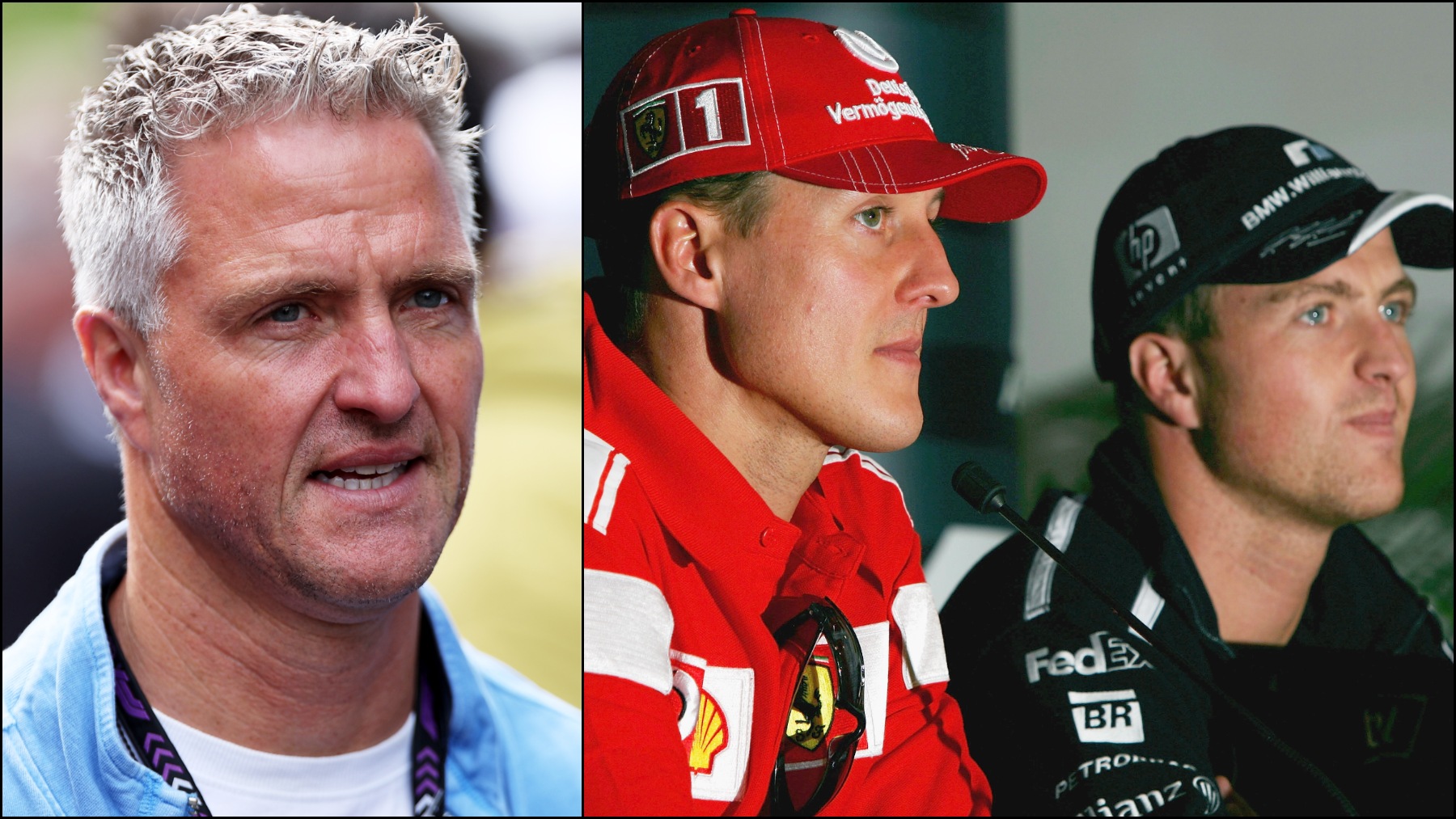 Los hermanos Schumacher. (Getty)