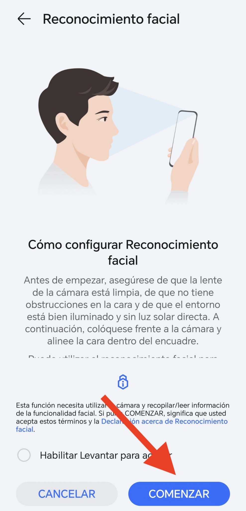 Cómo registrar tu rostro en Android para desbloquear tu móvil