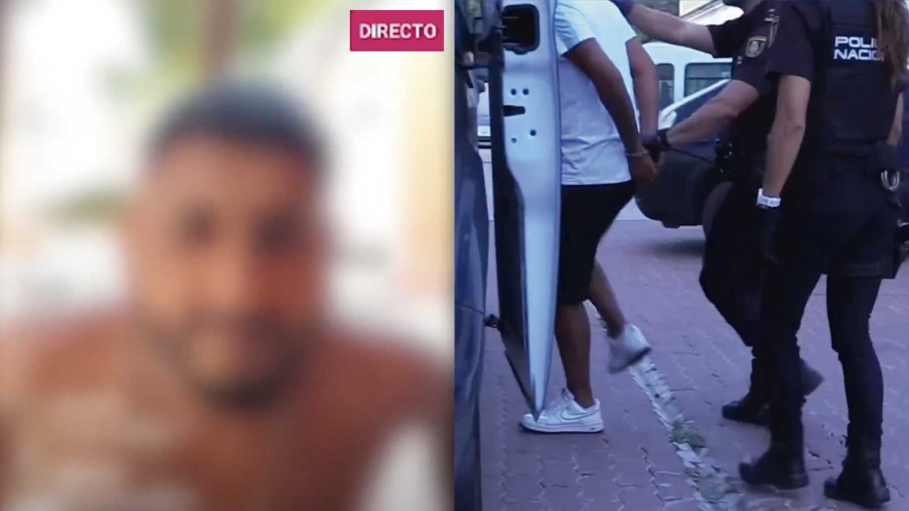 Detenido después del directo en las redes.