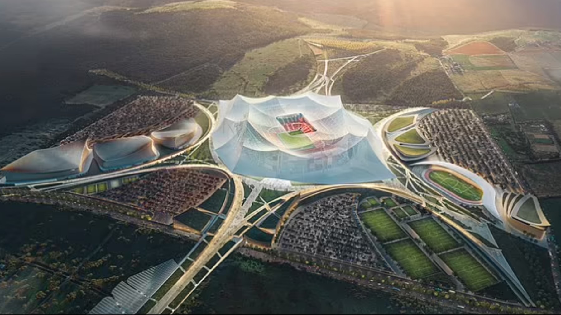 El futuro estadio de Casablanca.