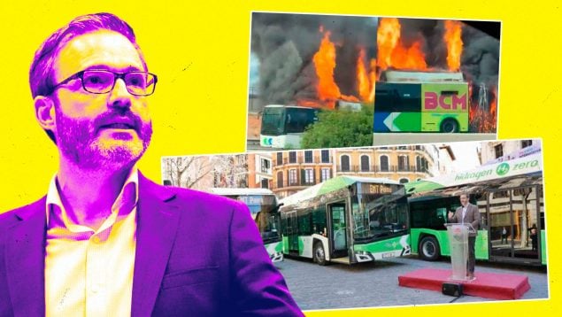 La herencia del Pacte en la EMT: buses de gas que arden, de hidrógeno parados y un agujero de 15 millones