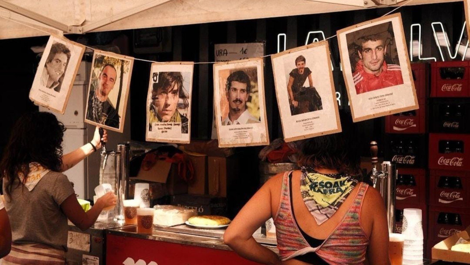 Homenaje a presos de ETA en Plencia (Vizcaya) este agosto. (Foto: Covite)