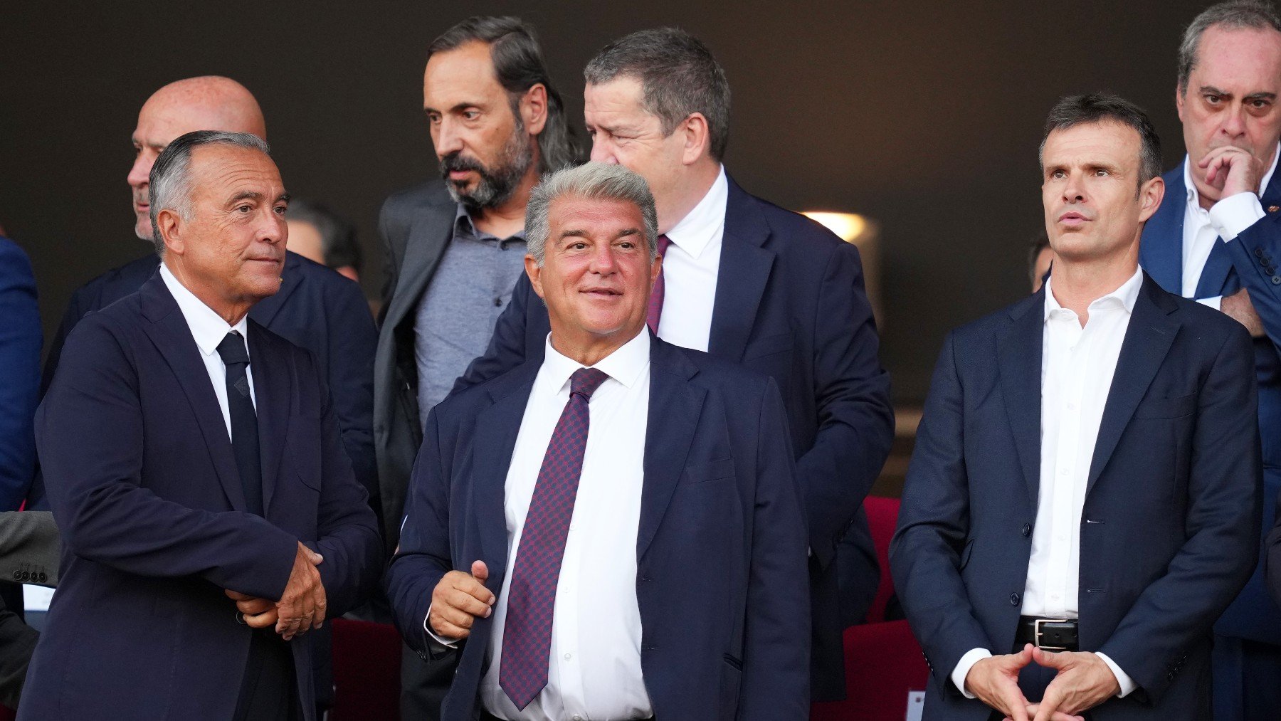 Joan Laporta y Jon Uriarte. (Getty)