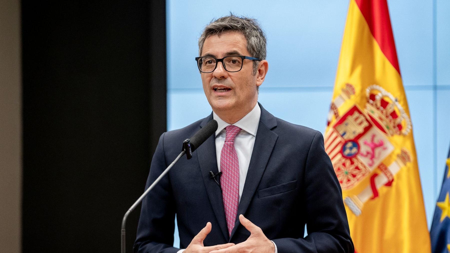 Félix Bolaños, ministro de la Presidencia, Justicia y Relaciones con las Cortes de España. (Foto:EP)