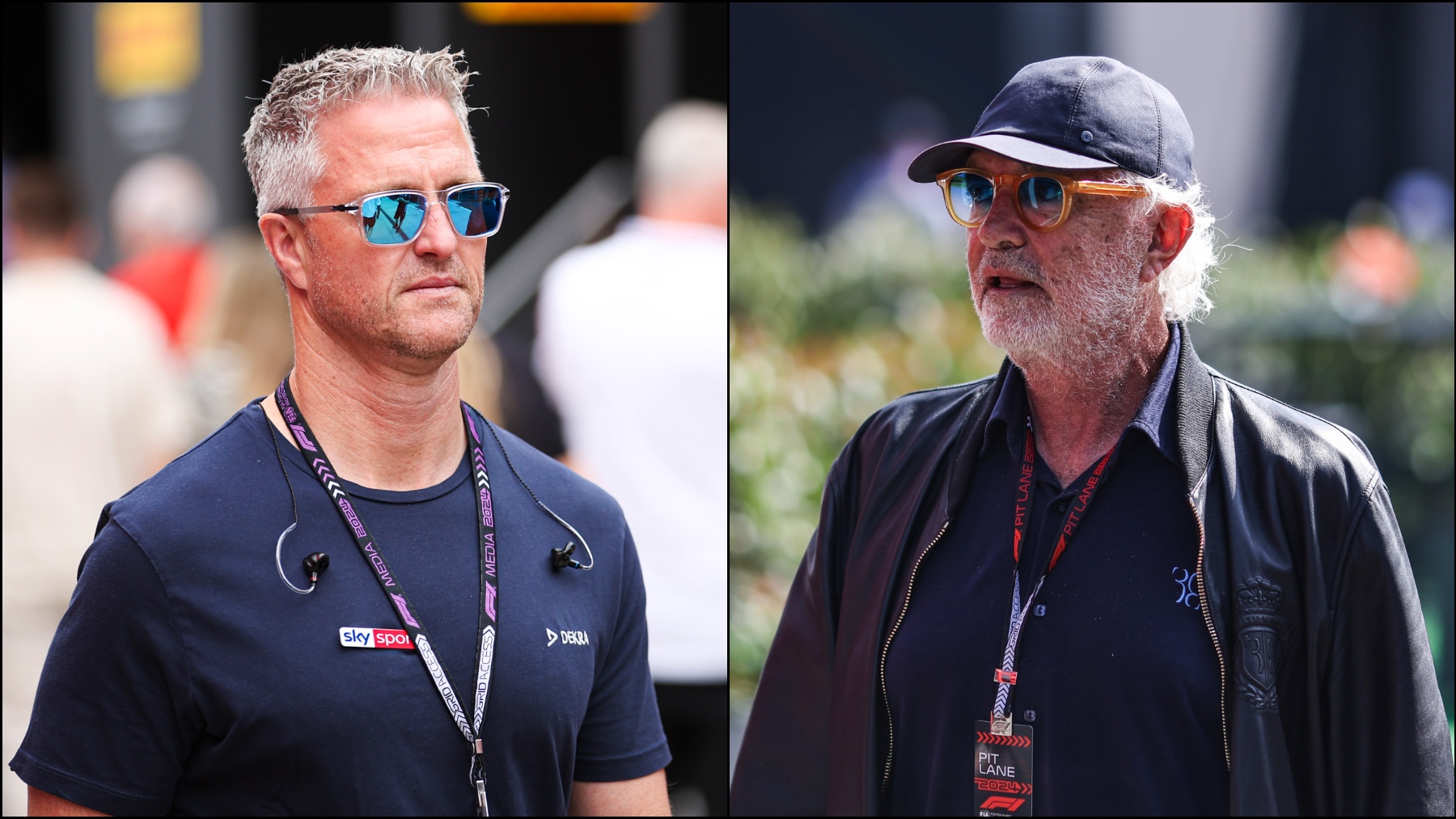 Ralf Schumacher y Flavio Briatore. (Europa Press)