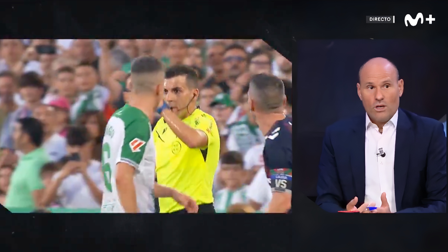 Mateu Lahoz, durante su intervención en Movistar+.