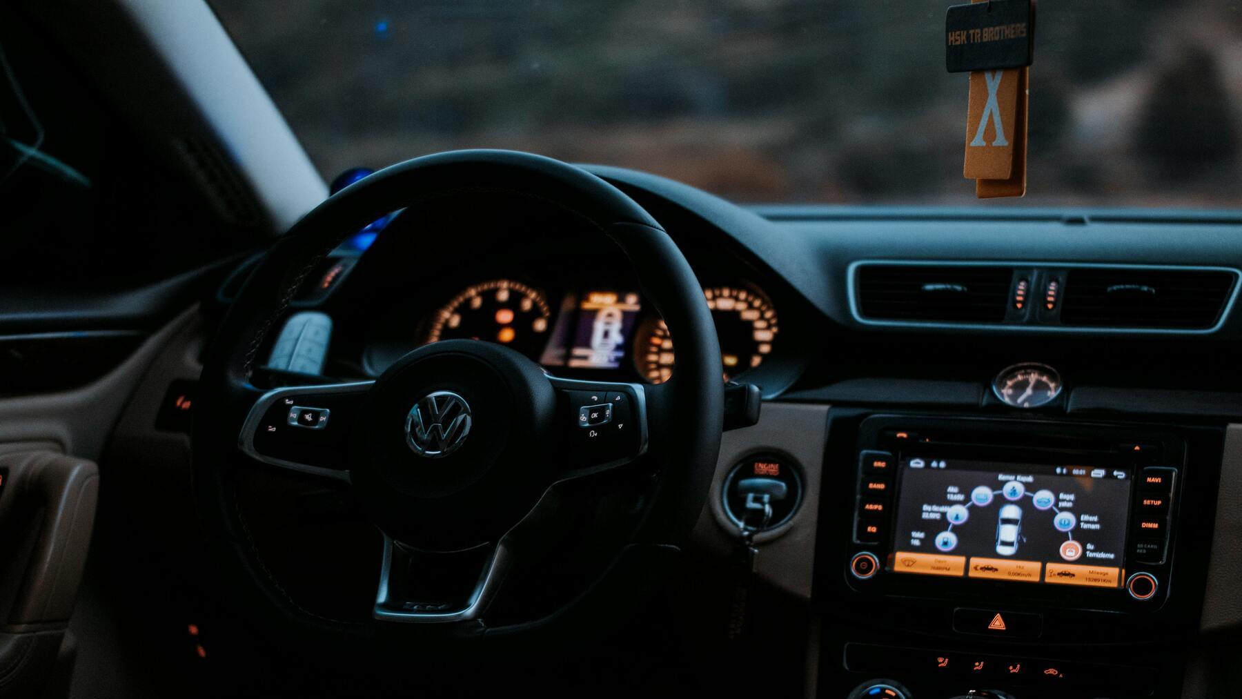 Interior del coche.