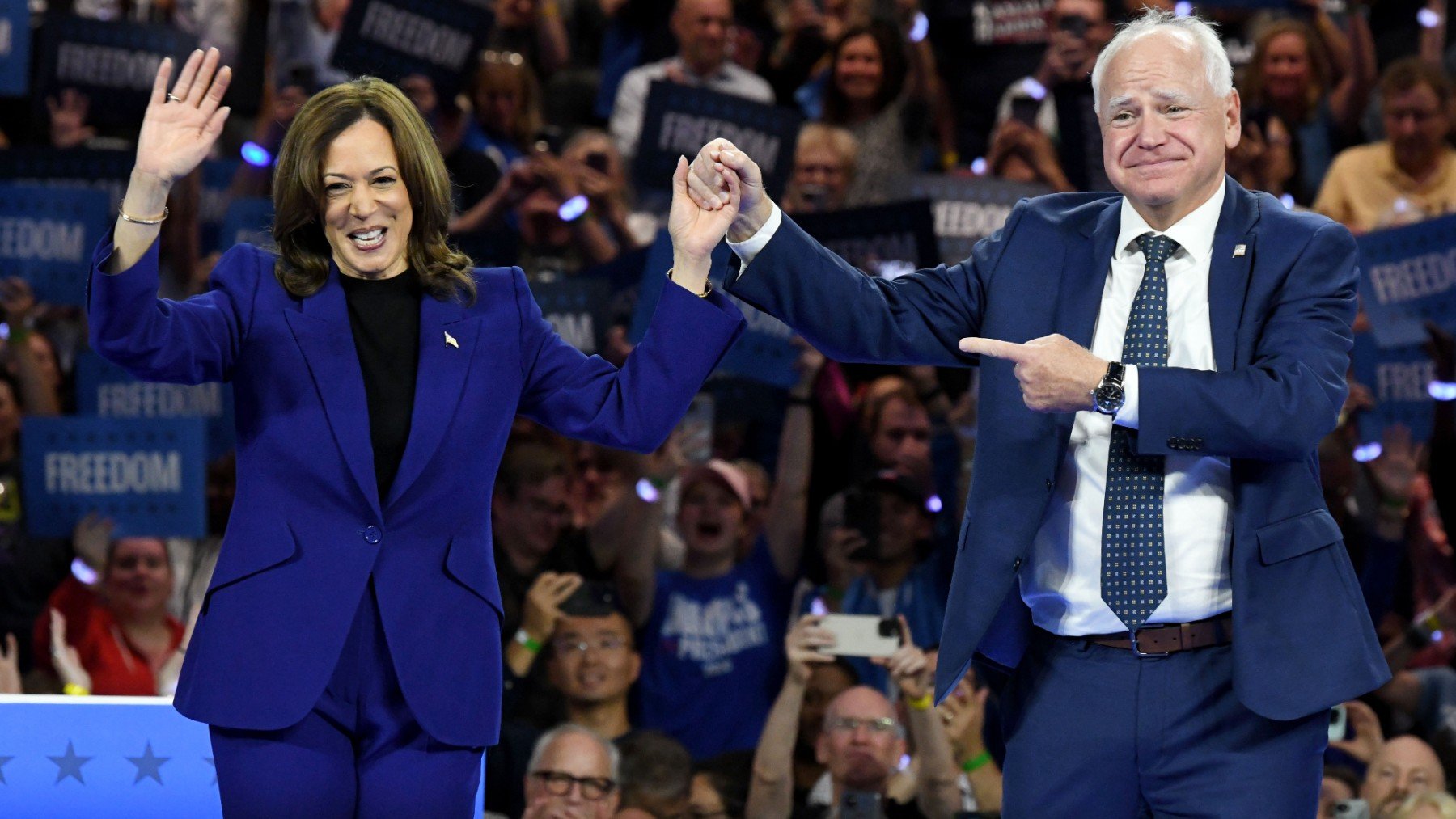 Kamala Harris y Tim Walz. (Foto: Europa Press)