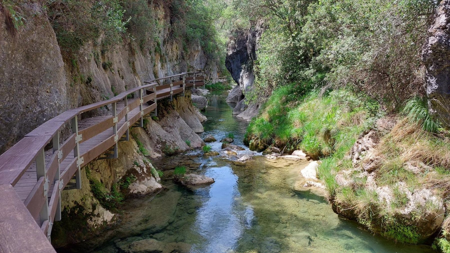 Éste es el impresionante sendero de Andalucía que «camina por el agua». Foto: Wikiloc / Miguel Ángel García