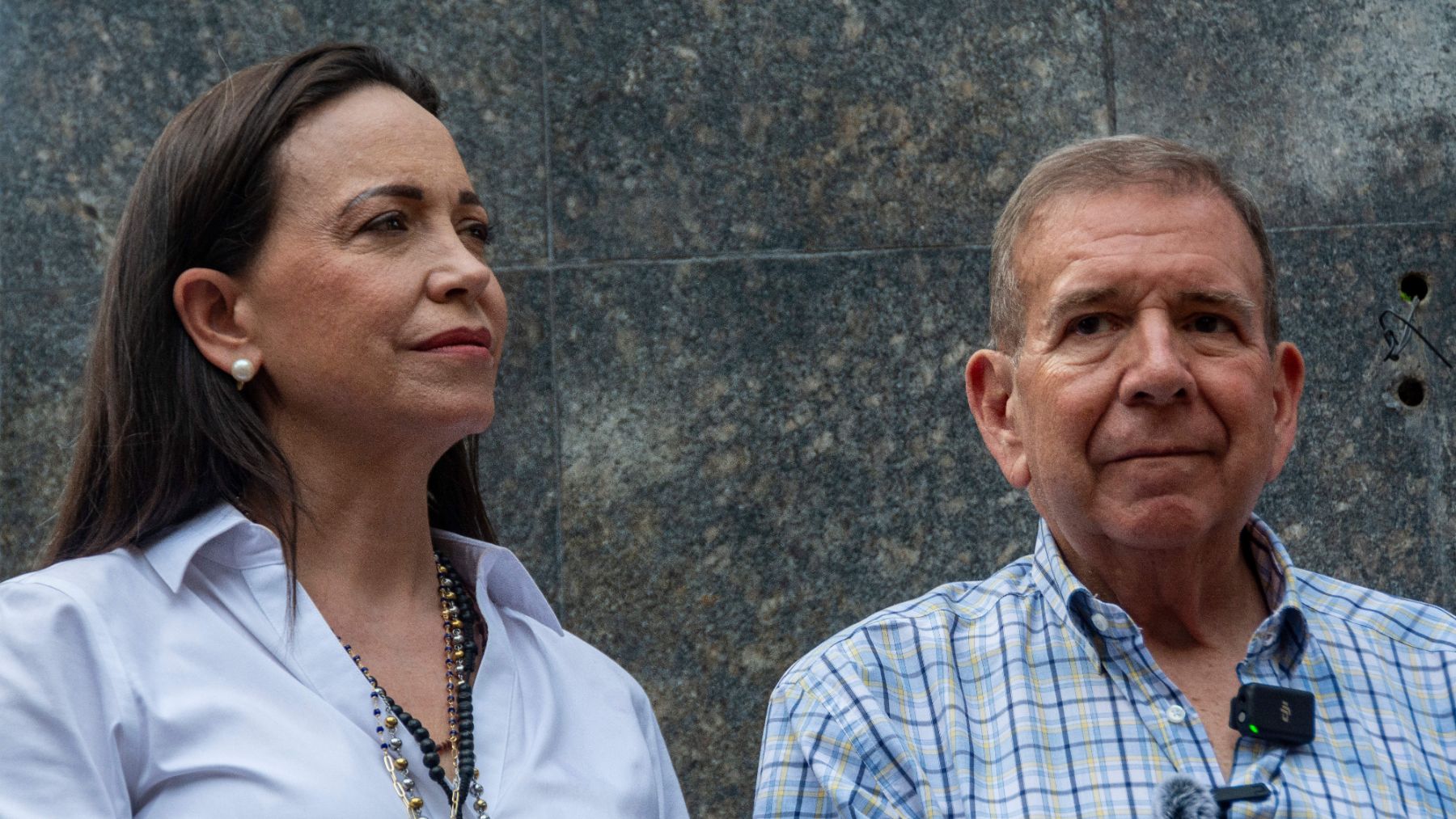 Edmundo González y María Corina Machado. (EP)