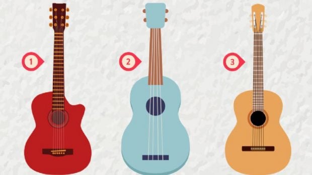 El test de guitarras para saber qué te falta en la vida.