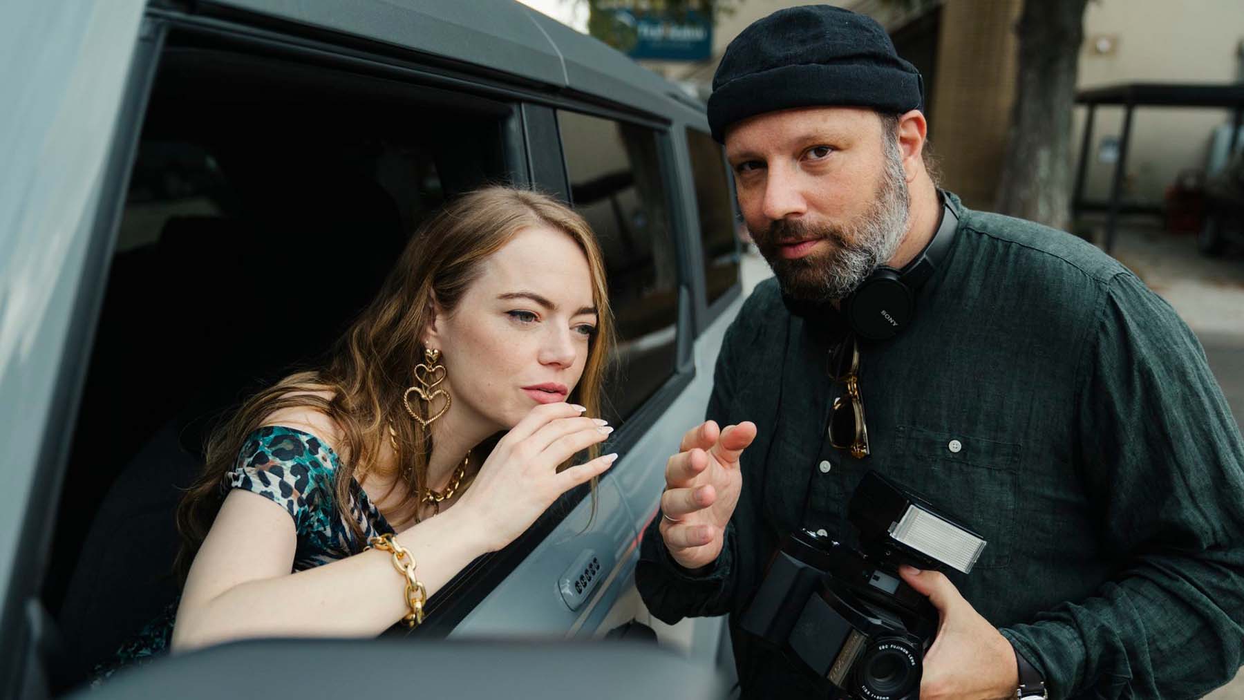 Emma Stone y Yorgos Lanthimos (Fox Searchlight).