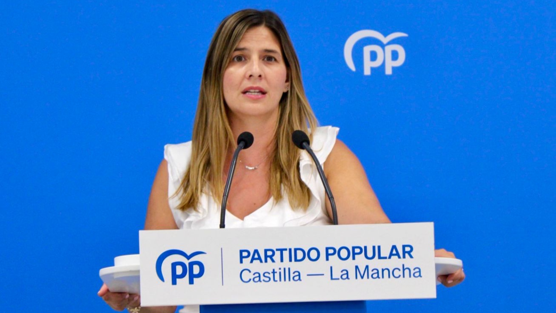 La secretaria general del PP de Castilla-La Mancha, Carolina Agudo