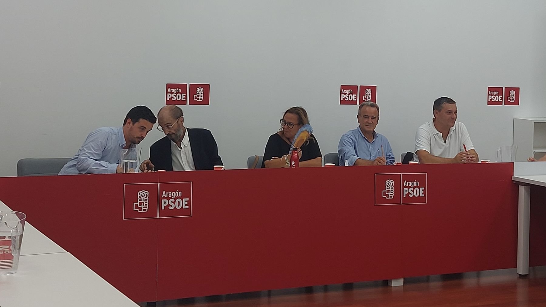 Ejecutiva Regional del PSOE Aragón. (Foto: EP)