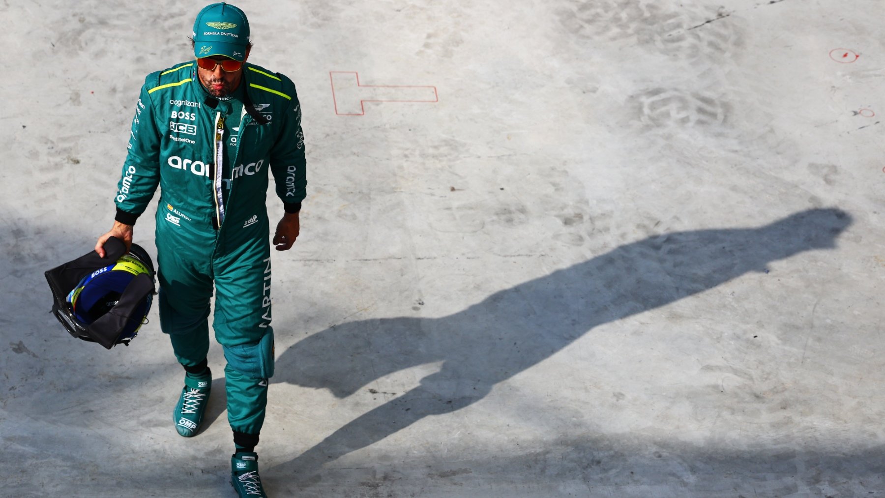 Fernando Alonso en Monza. (Getty)