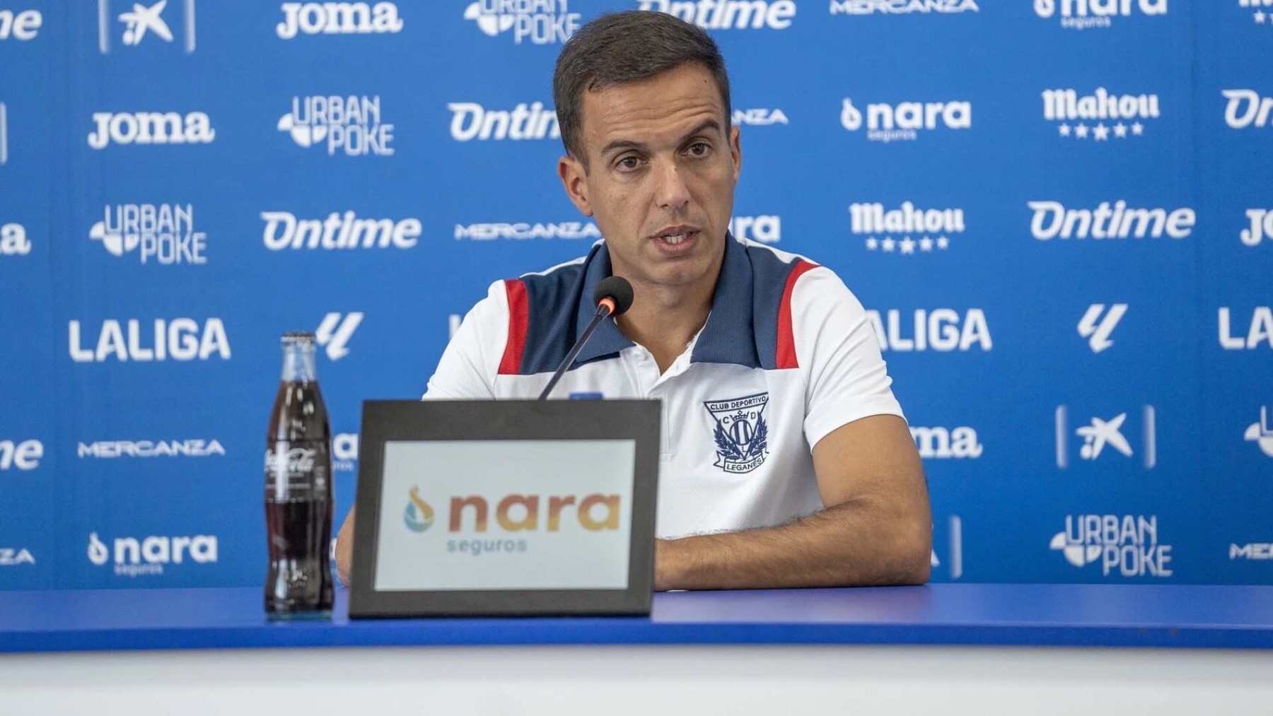 Borja Jiménez, entrenador del Leganés.