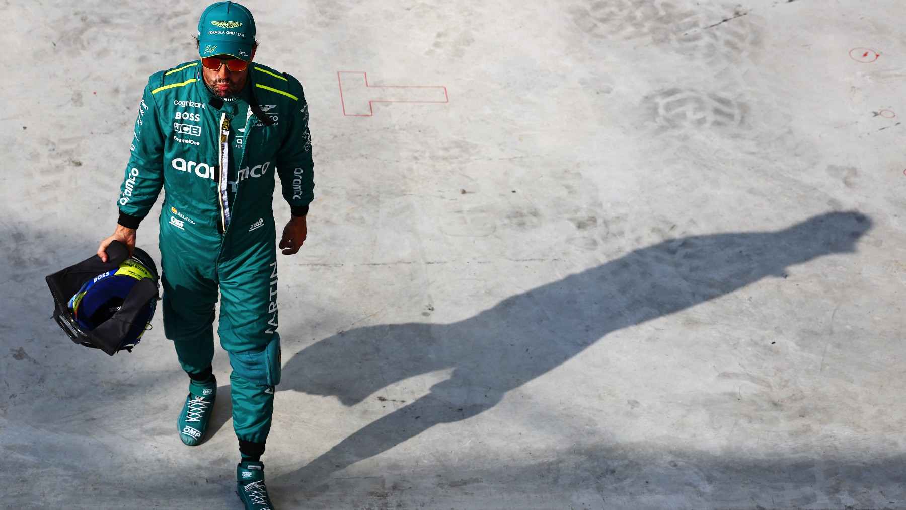 Fernando Alonso en el GP de Italia. (Getty)