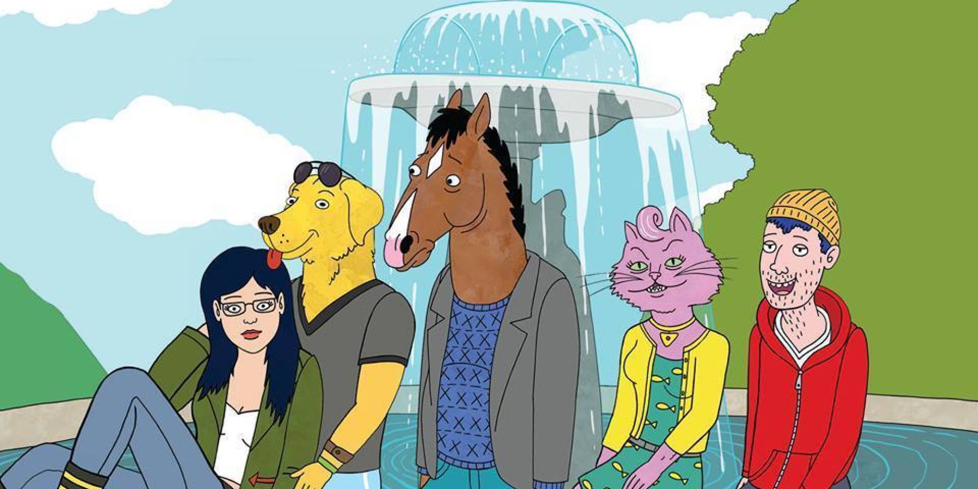 La serie de animación ‘BoJack Horseman’ se puede ver en Netflix.