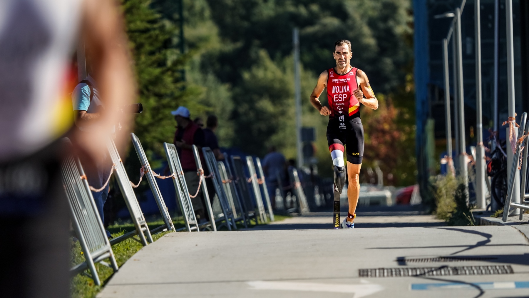 El triatleta español Dani Molina gana el oro en París. (Europa Press)