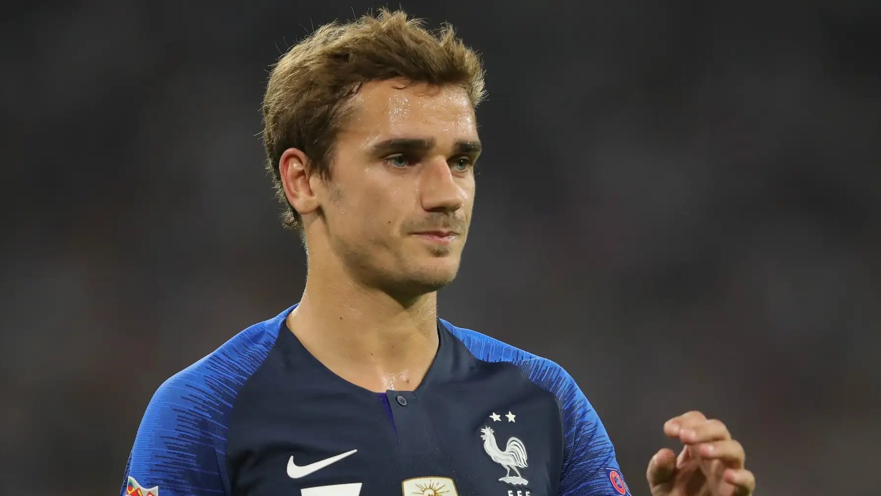 Griezmann, con la selección francesa.