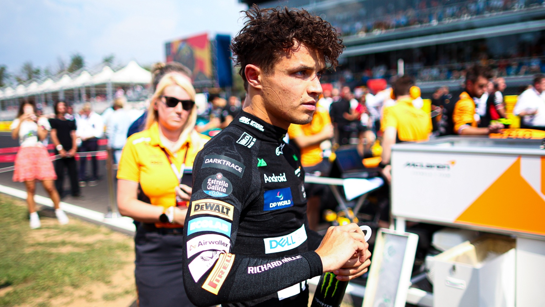 Lando Norris antes del GP de Italia. (Europa Press)