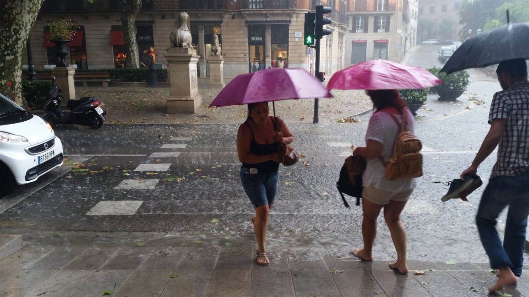 Intensas lluvias Mallorca.