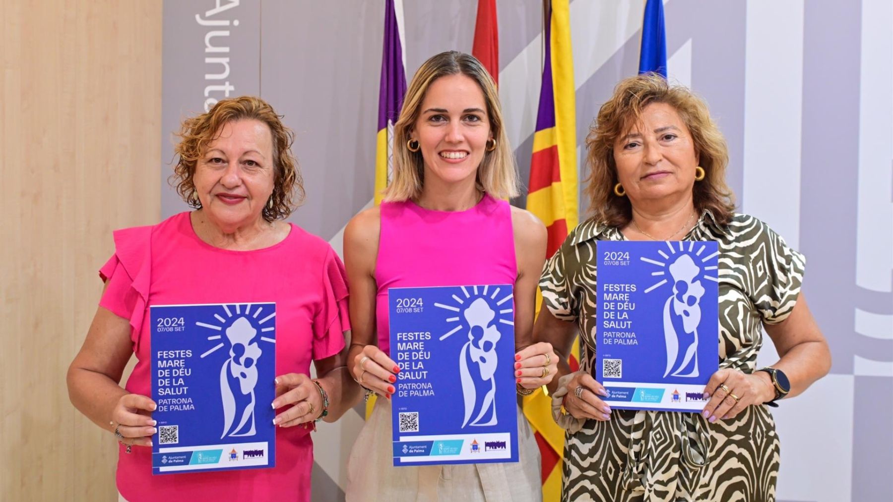 Lourdes Roca, en la presentación de la programación de las fiestas de la Mare de Déu de la Salut.