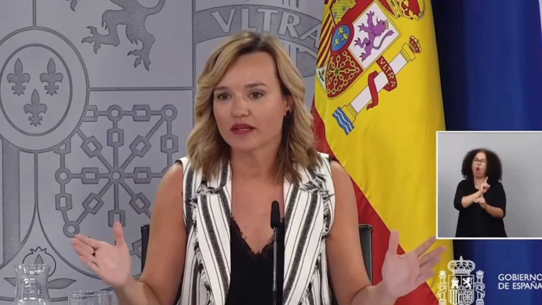 La portavoz del Gobierno de España, Pilar Alegría.