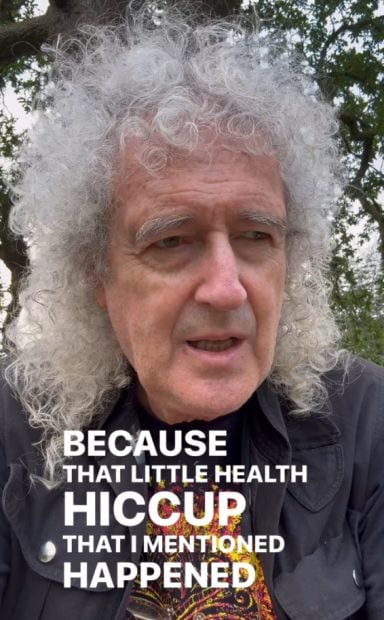 Brian May, miembro de Queen, habla en sus redes sociales. (Instagram)