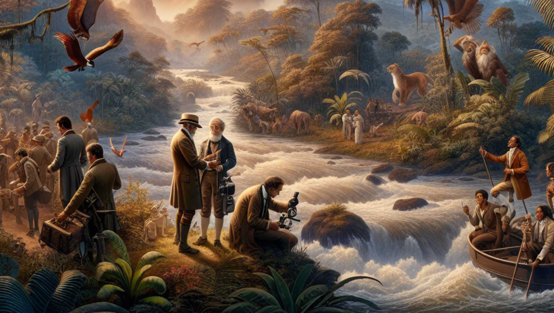 La expedición de Humboldt a América Latina.