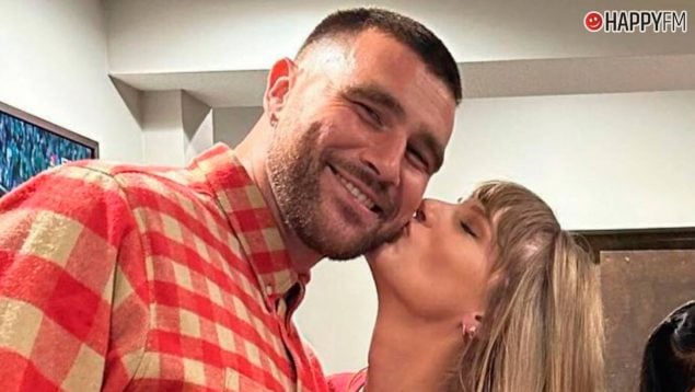 Taylor Swift y su pareja, Travis Kelce.