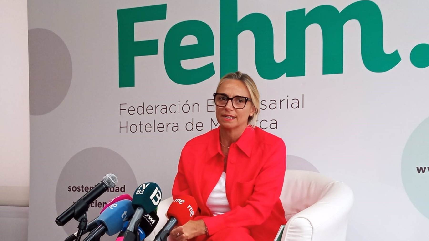 La presidenta de la Federación Empresarial Hotelera de Mallorca (FEHM), María Frontera.