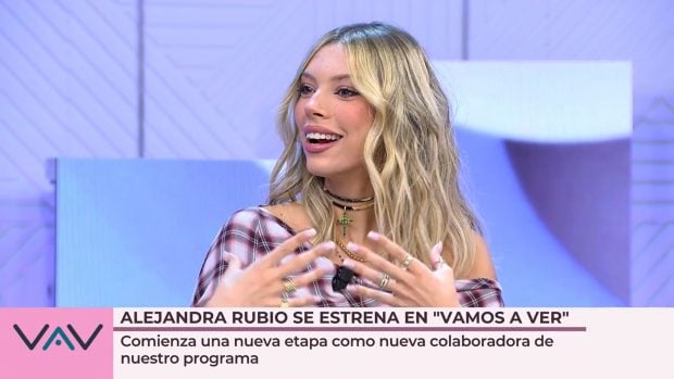 Alejandra Rubio, nueva colaboradora de Vamos a ver. (Mediaset)