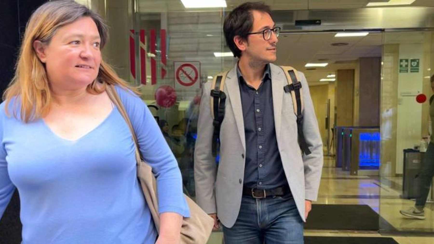 Los diputados socialistas de Baleares, Mercedes Garrido y Iago Negueruela.