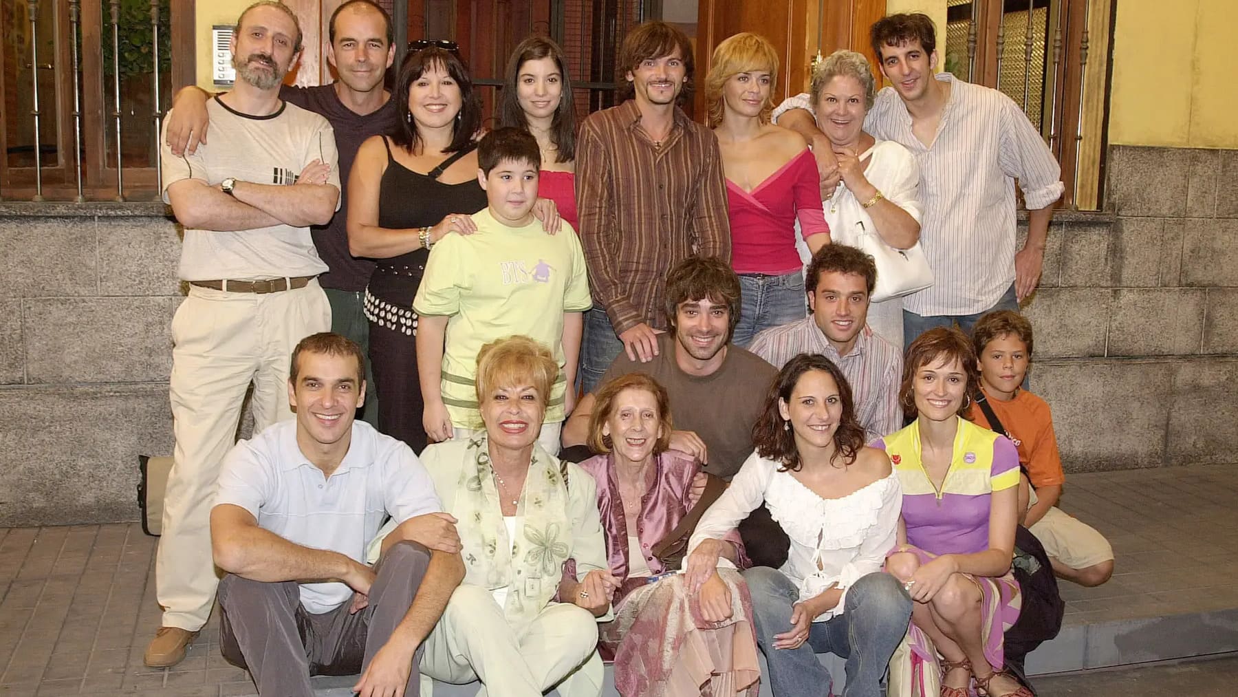 Elenco original de la serie ‘Aquí no hay quien viva’.