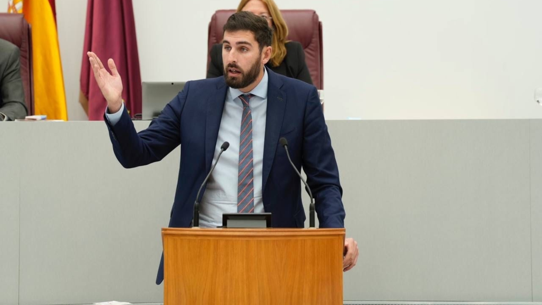 El presidente de Vox en la Región de Murcia, José Ángel Antelo. (EP)