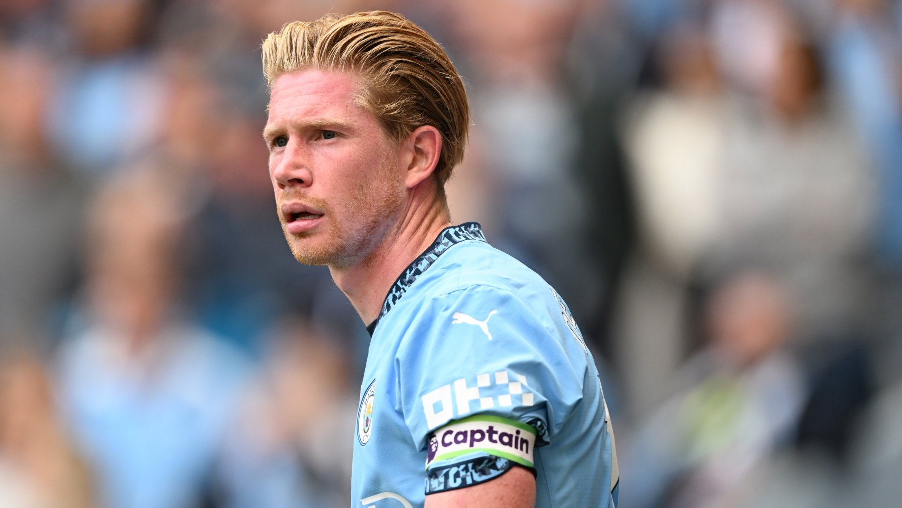 Kevin de Bruyne, esta temporada con el Manchester City. (Getty)