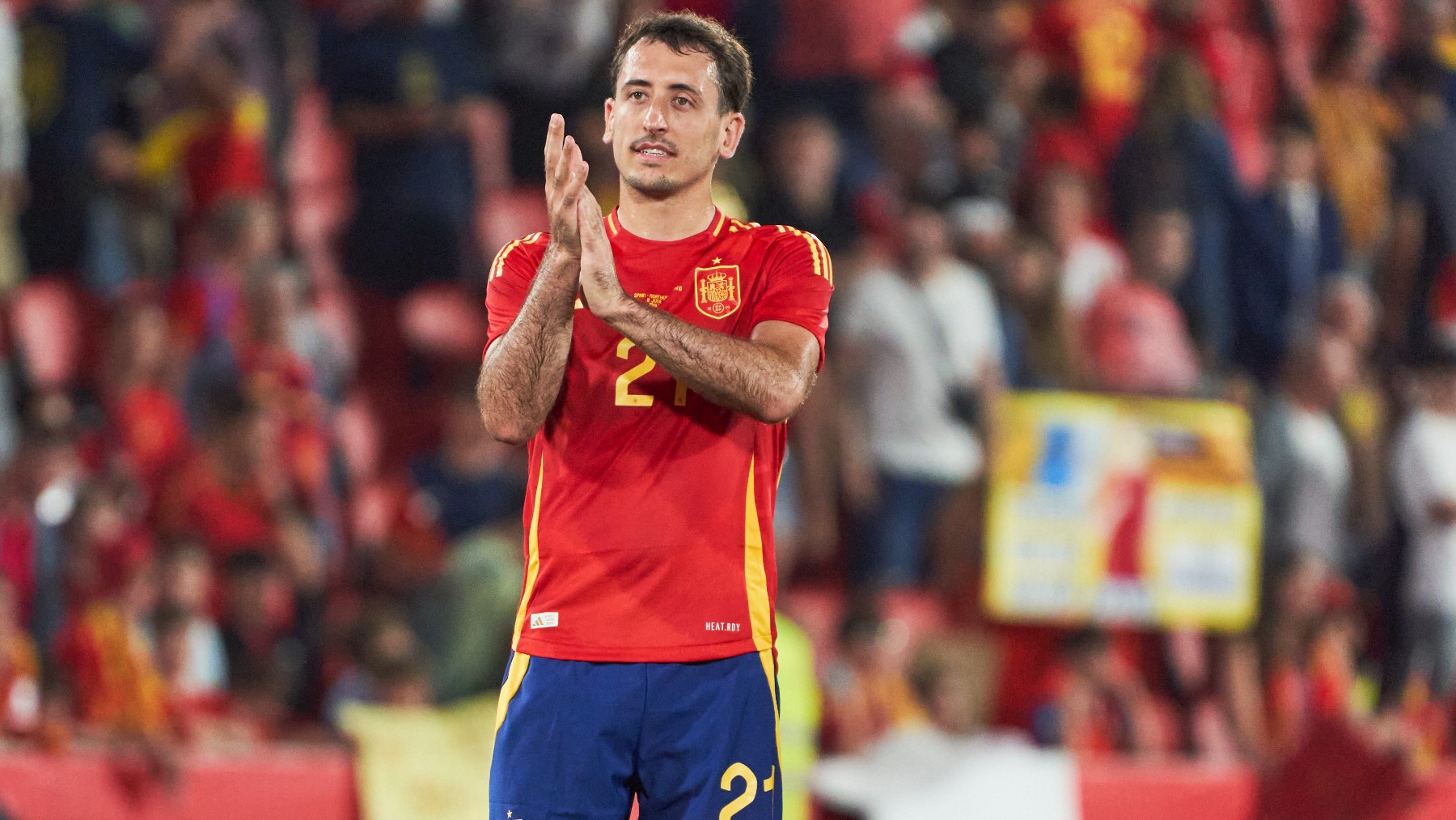 Oyarzabal con la selección española. (Getty)