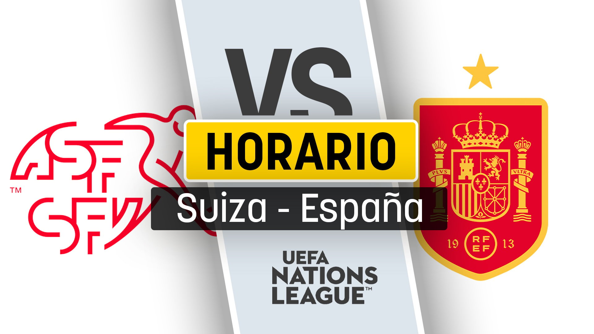 Horario Suiza – España: dónde ver y hora del partido de la UEFA Nations League.