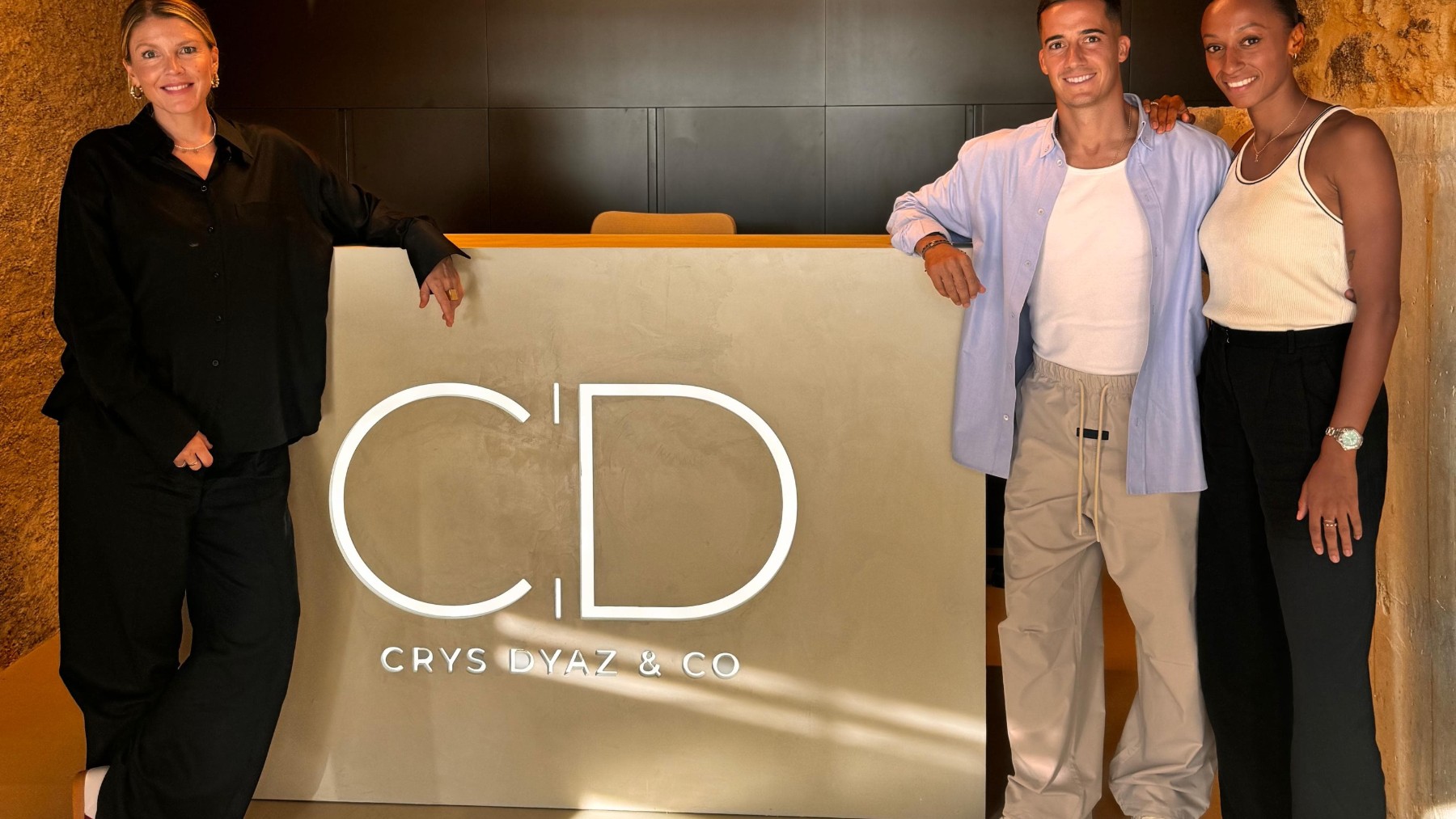 Lucas Vázquez en la inauguración del nuevo centro de Crys Dyaz. (Crys Dyaz)