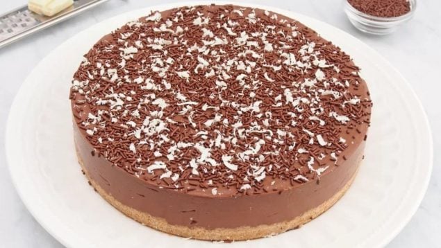 Receta, tarta de chocolate con cuajada