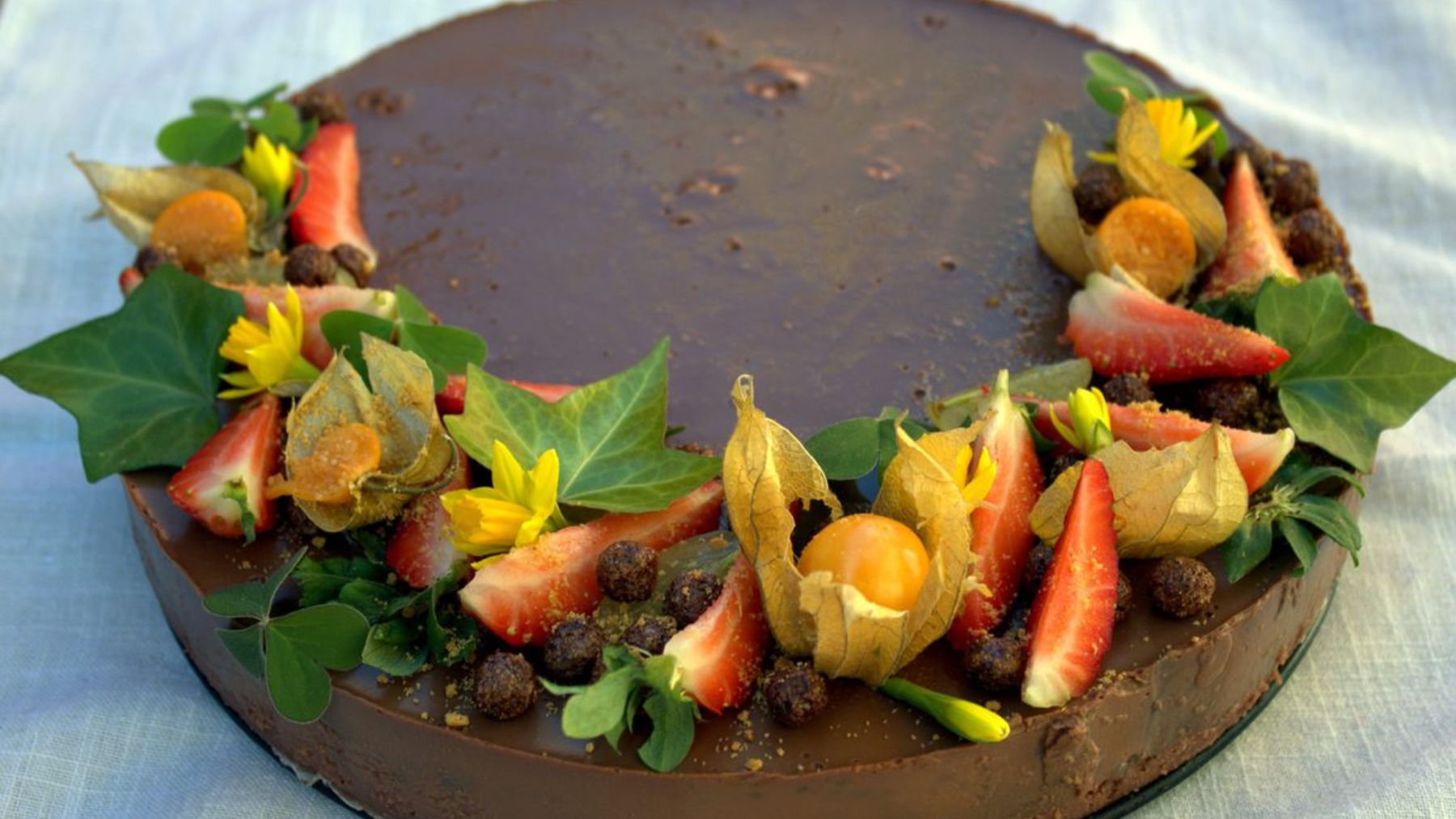 Receta, tarta de chocolate con cuajada