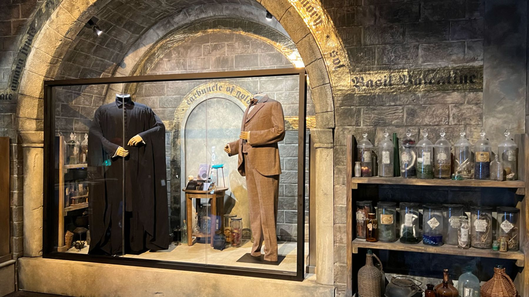 Escenario de The Harry Potter Exhibition.